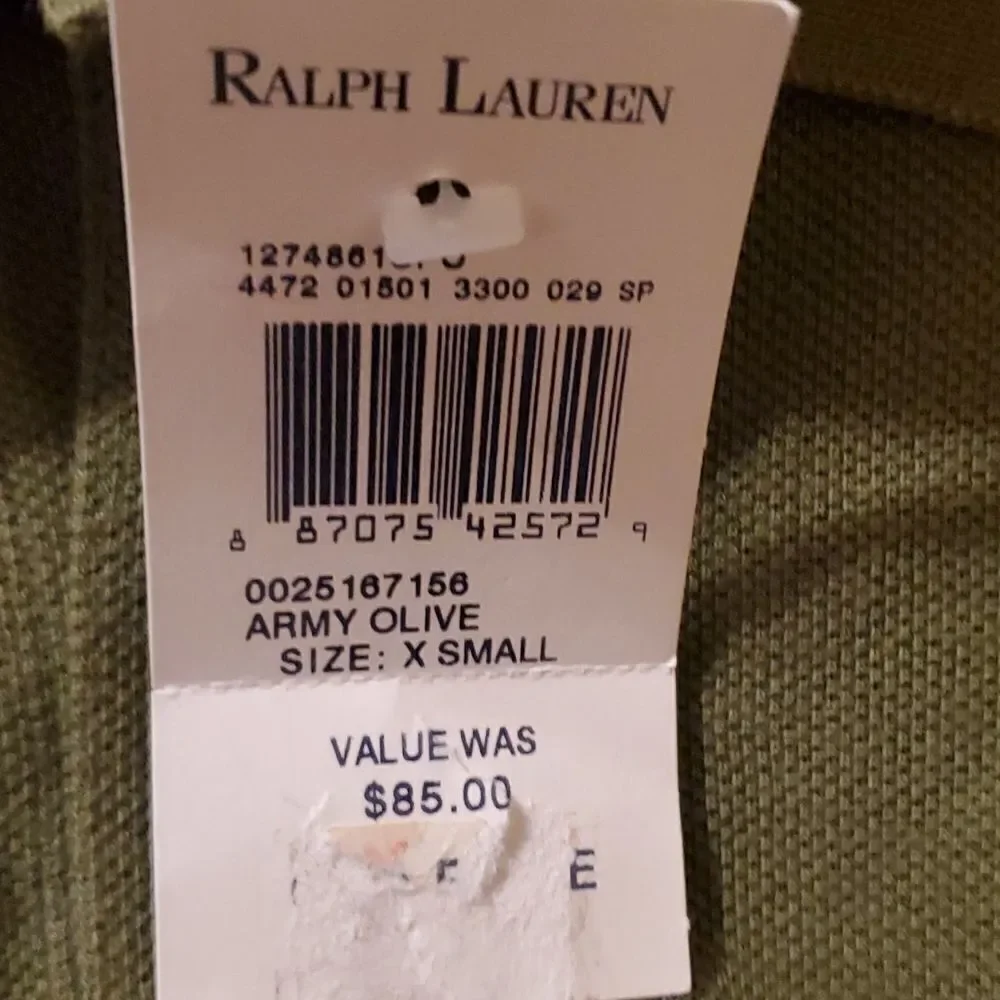 RALPH  LAUREN THE SKINNY POLO XS BOY